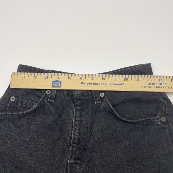 Vintage Levi’s 954 Denim Shorts Black Orange Tab Regular Fit Women’s Size 5 - Picture 7 of 11